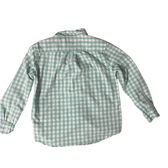 EUC POLO Ralph Lauren Light Green & White Check Pattern, Size 7 - Picture 5 of 5